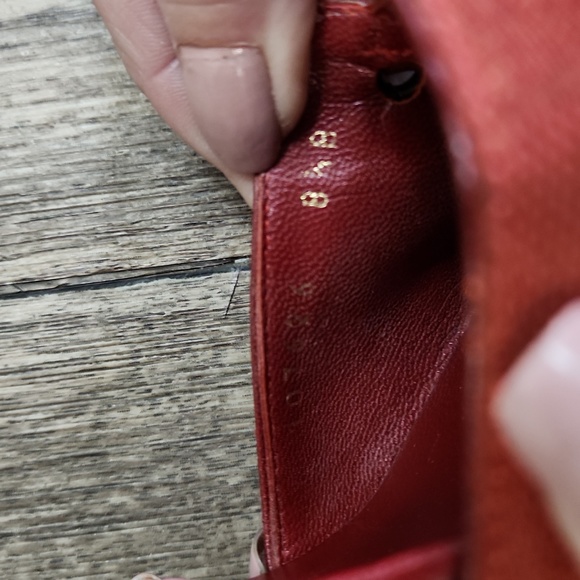 Gucci 'Tess' Original GG Monogram Slip On Heel Red Size 8 1/2 B - Picture 11 of 16